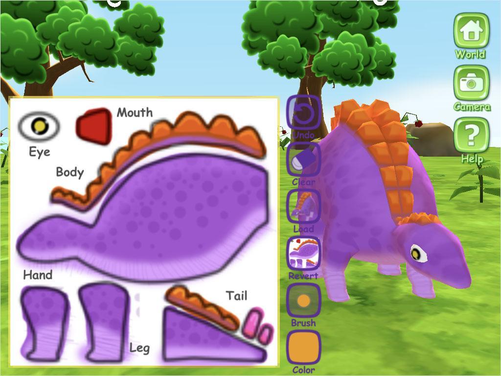 Скриншот игры Dinosaur World 3D - AR Camera