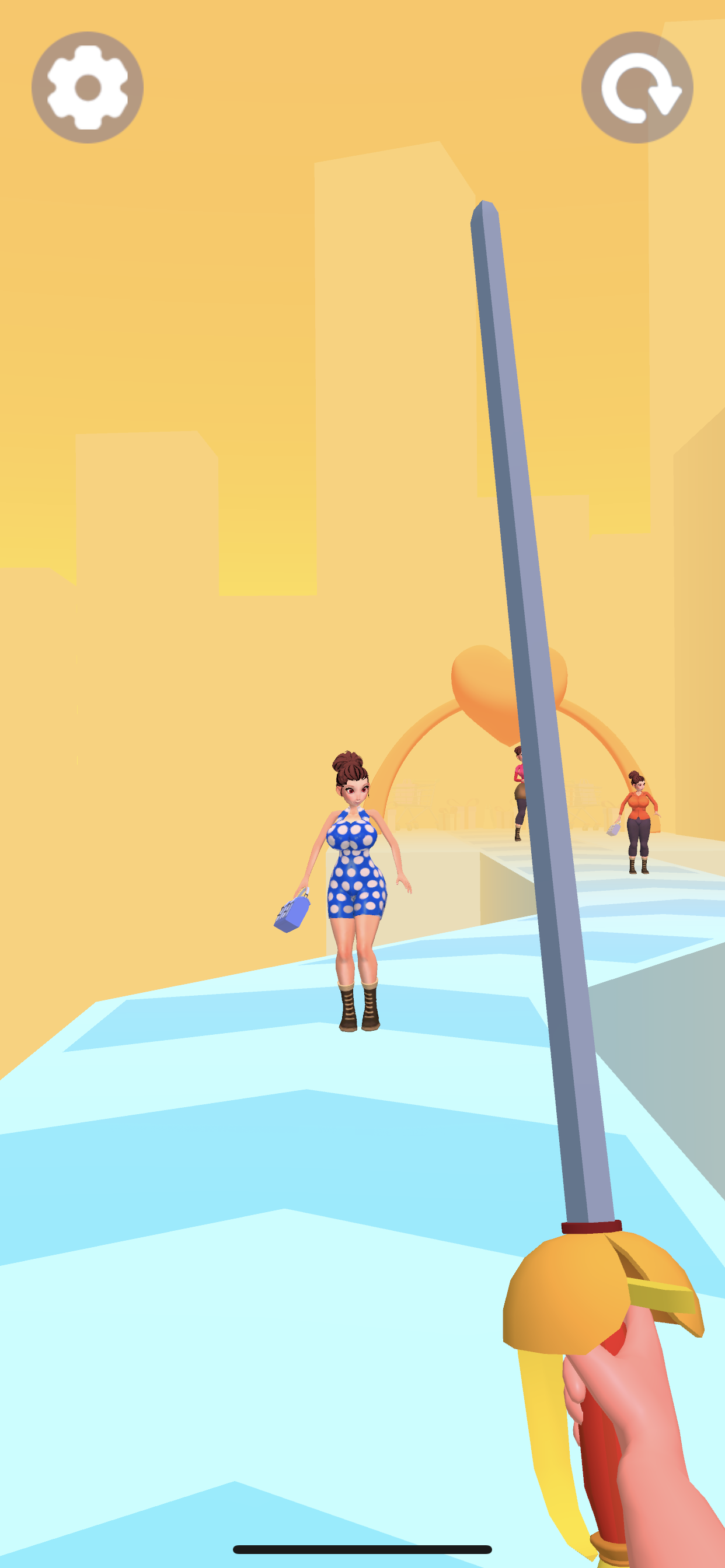 Cuplikan Layar Game Sword and Clothes