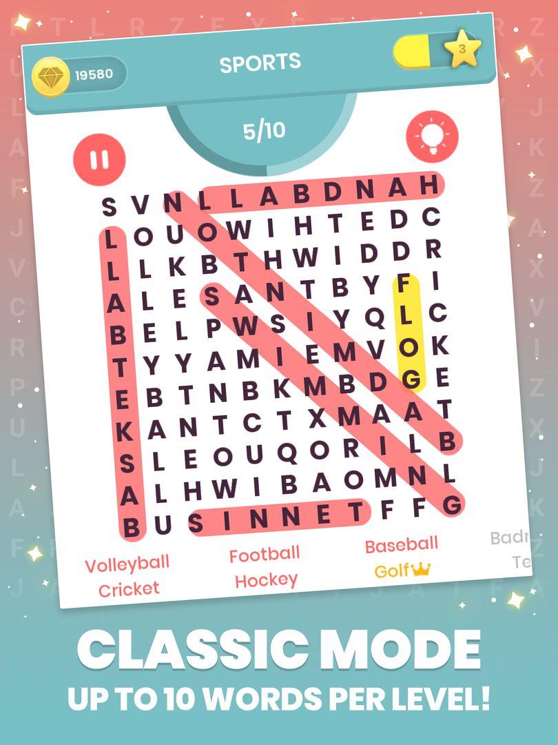 Word Search - Connect Letters for free遊戲截圖