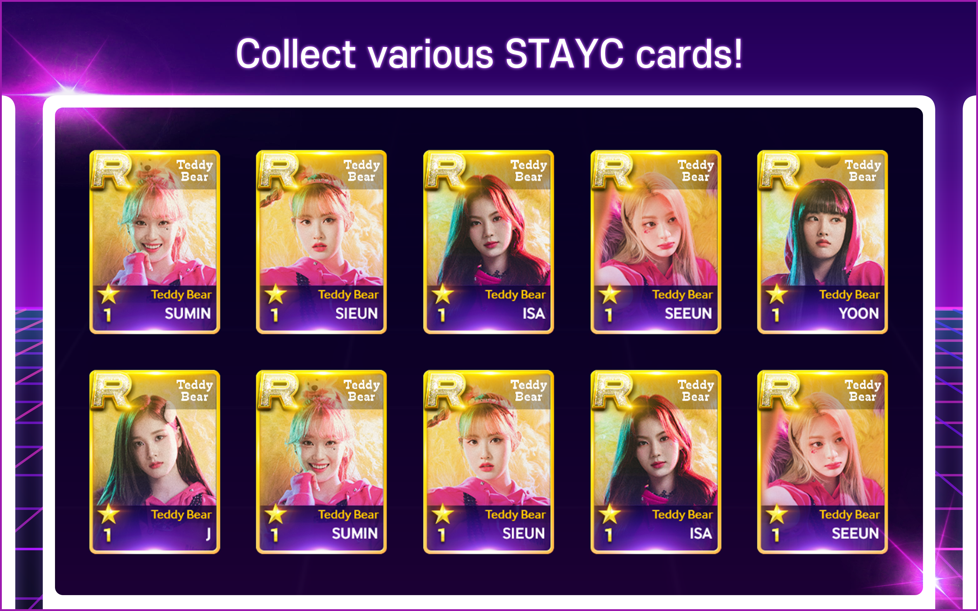 SUPERSTAR STAYC Game Screenshot