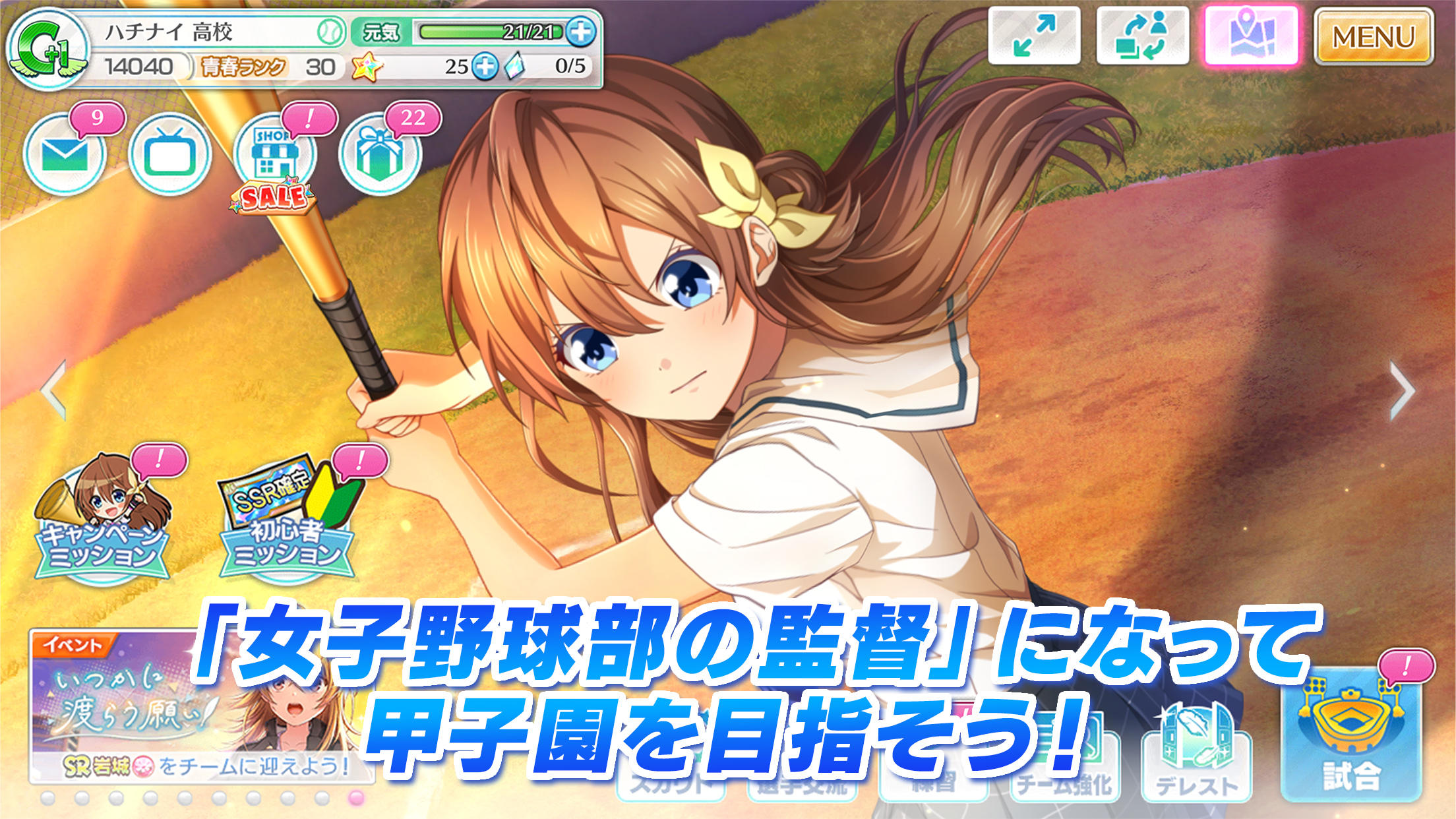 Скриншот игры 八月のシンデレラナイン