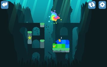 Snakebird ゲームのスクリーンショット