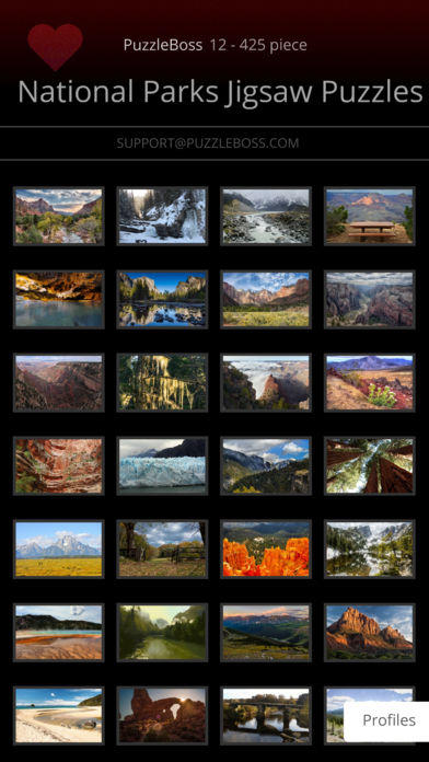 Скриншот игры National Park Jigsaw Puzzles