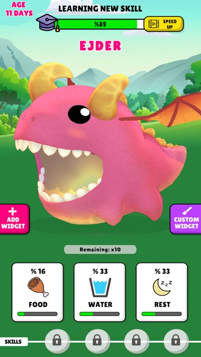 Screenshot of Widget Dragon