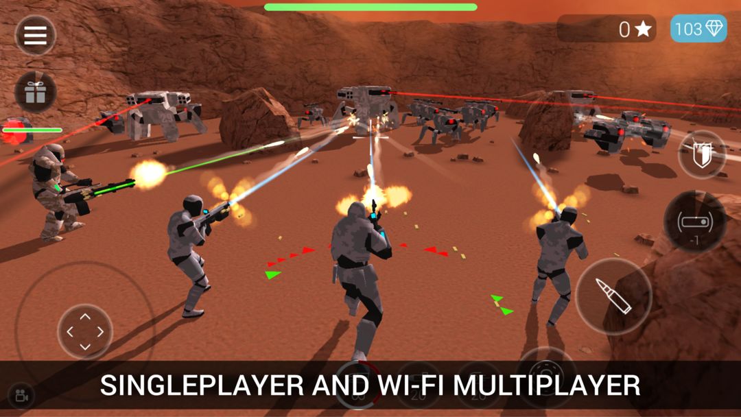 Screenshot of CyberSphere: Sci-fi 3d action game