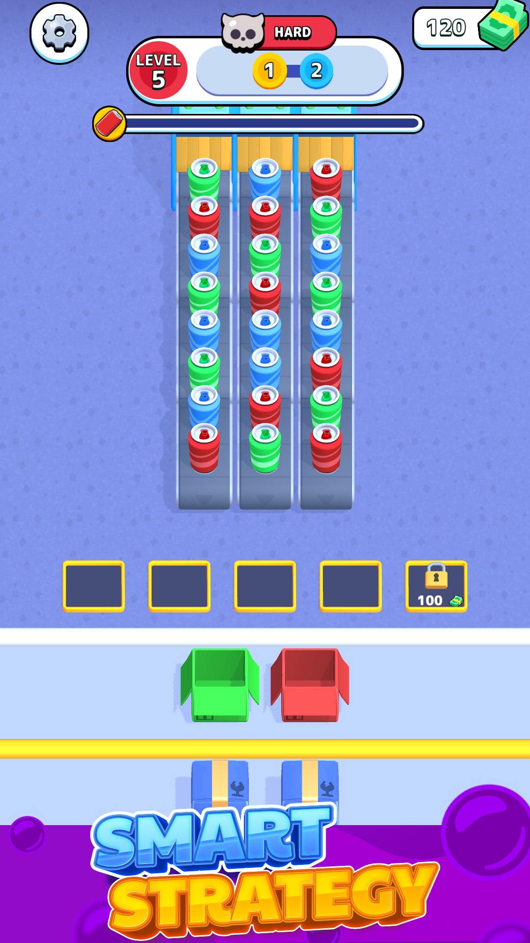 Bottle Jam! Game Screenshot