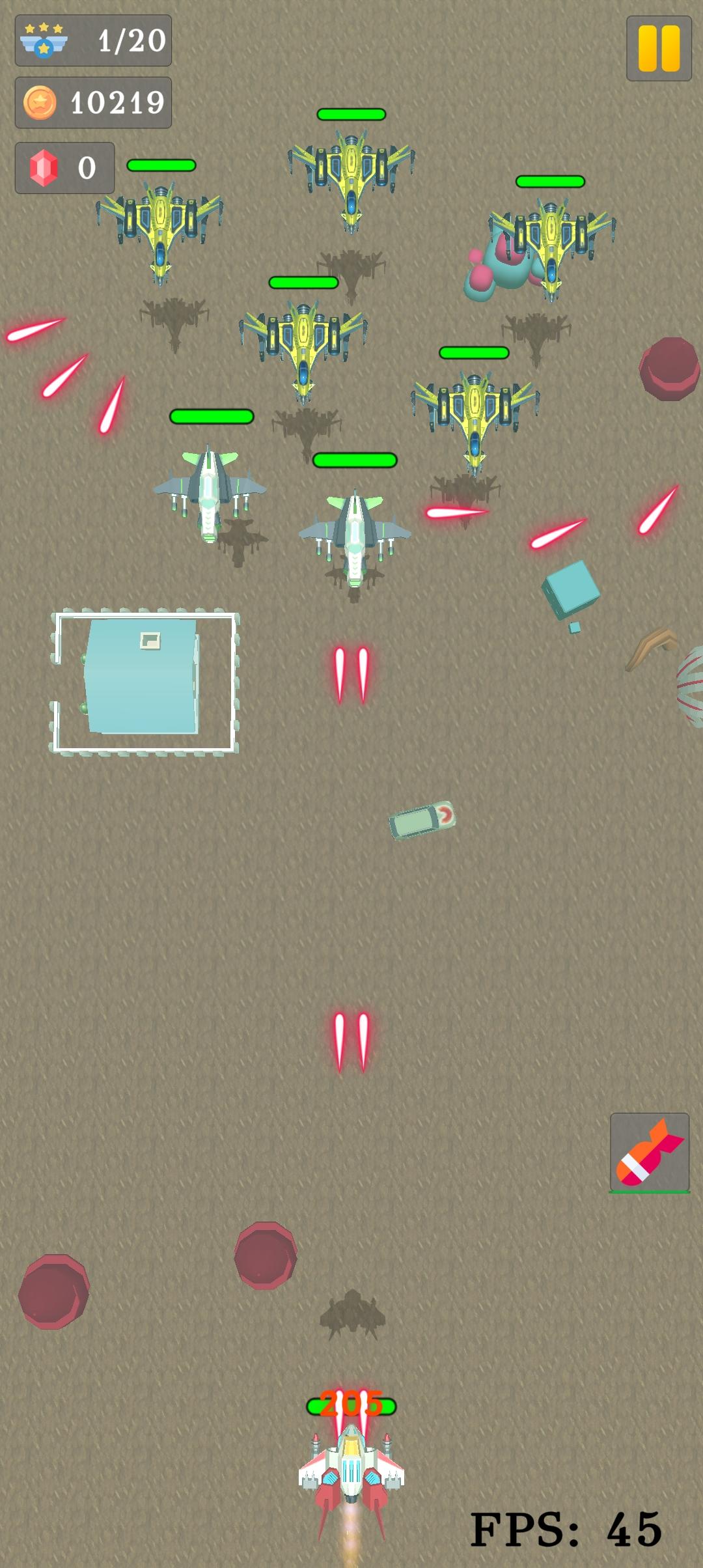 Thunder Strike: 3D Air Combat Game Screenshot