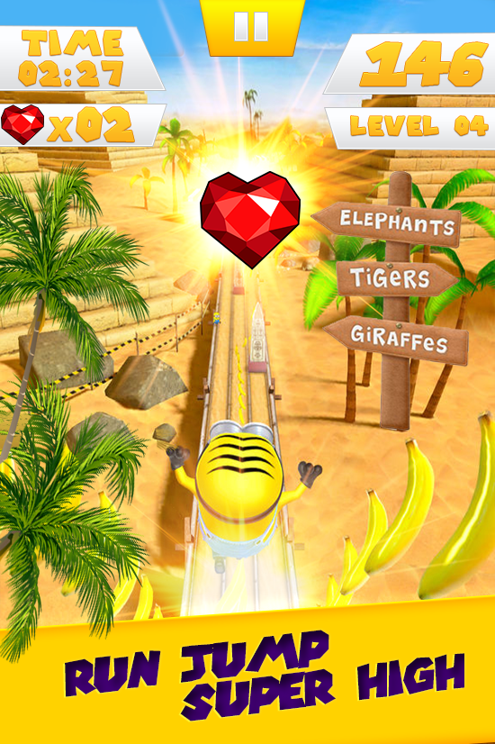 Banana Minion Rush Legends : Adventure 3D Game Screenshot