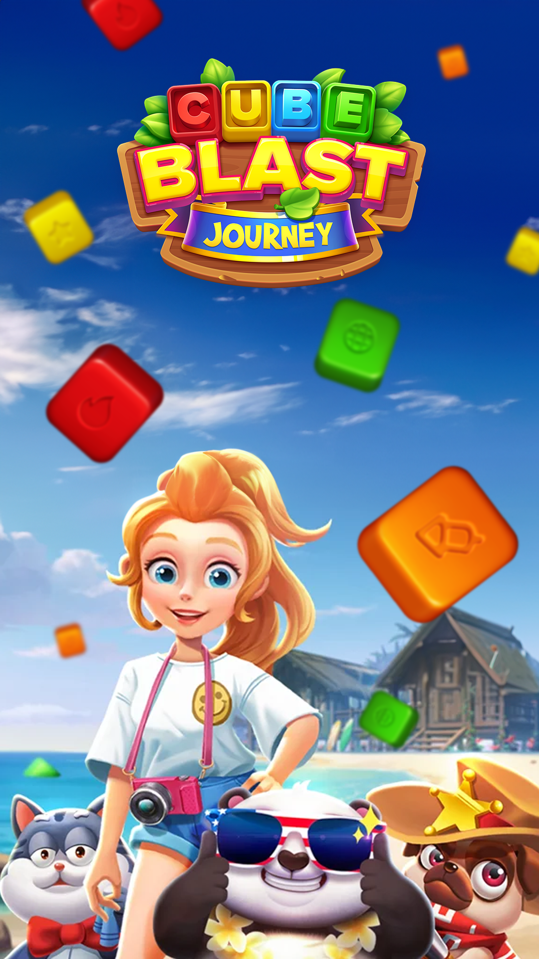 Cube Blast Journey: Toon & Toy Game Screenshot