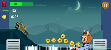 Labubu Hill Race Game Screenshot