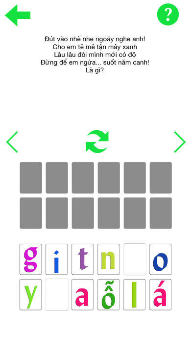 Скриншот игры Cái Nồi Gì Thế - Trò Chơi Đoán Chữ Đố Tục Giảng Thanh