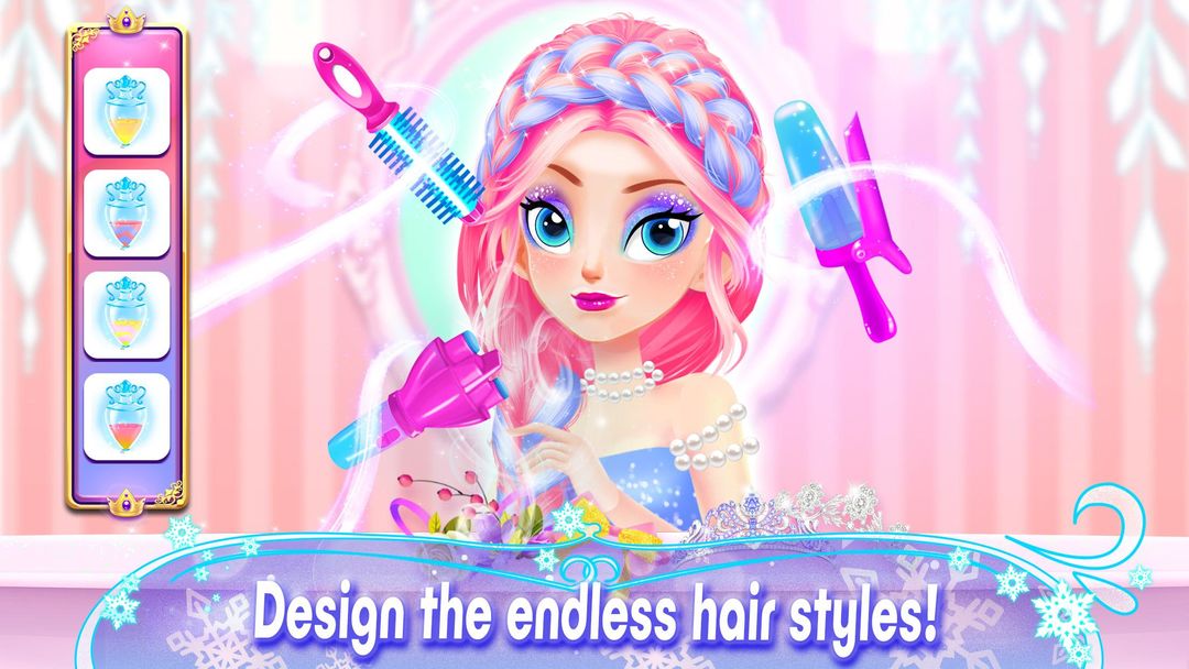 Princess Hair Salon - Girls Games 게임 스크린 샷