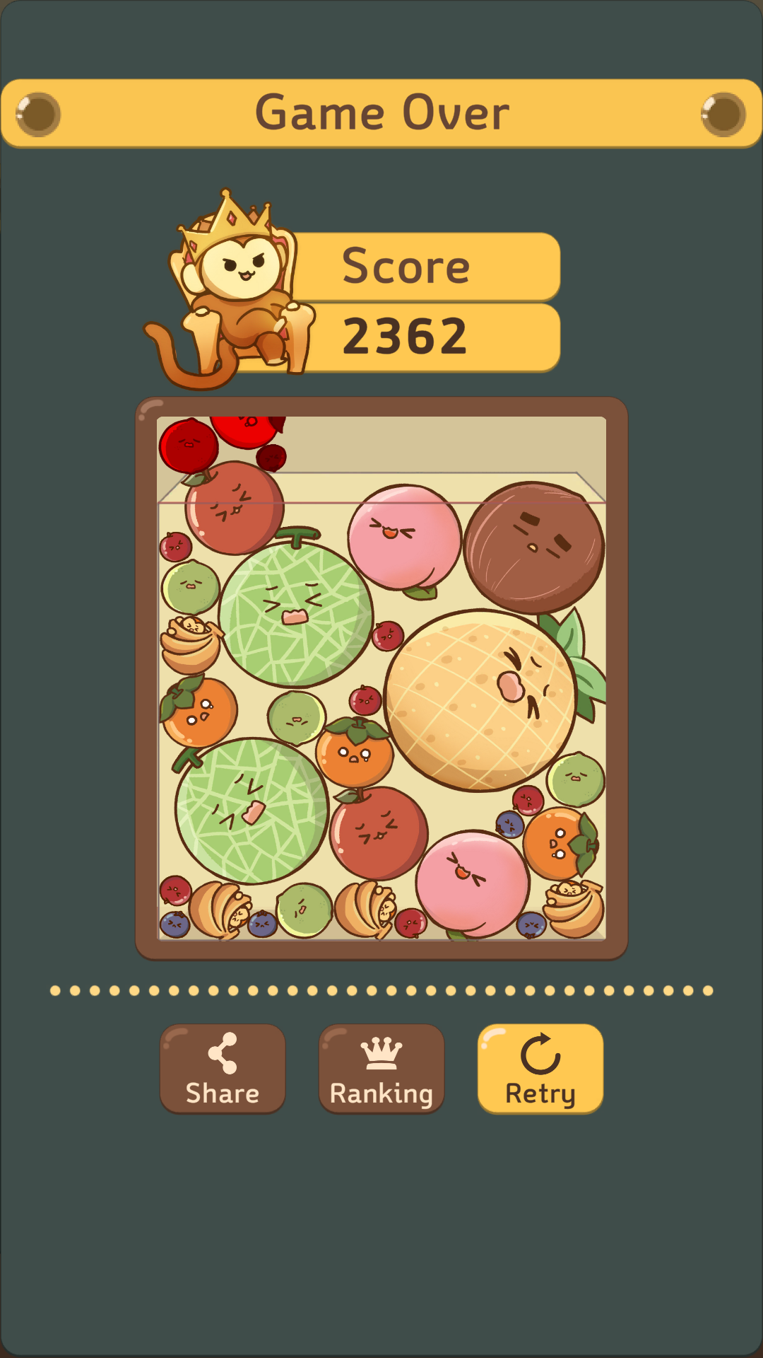QS Monkey Land: King of Fruits screenshot game