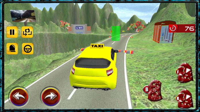 Screenshot 1 of माउंटेन टैक्सी कार ऑफरोड हिल ड्राइविंग गेम - प्रो 