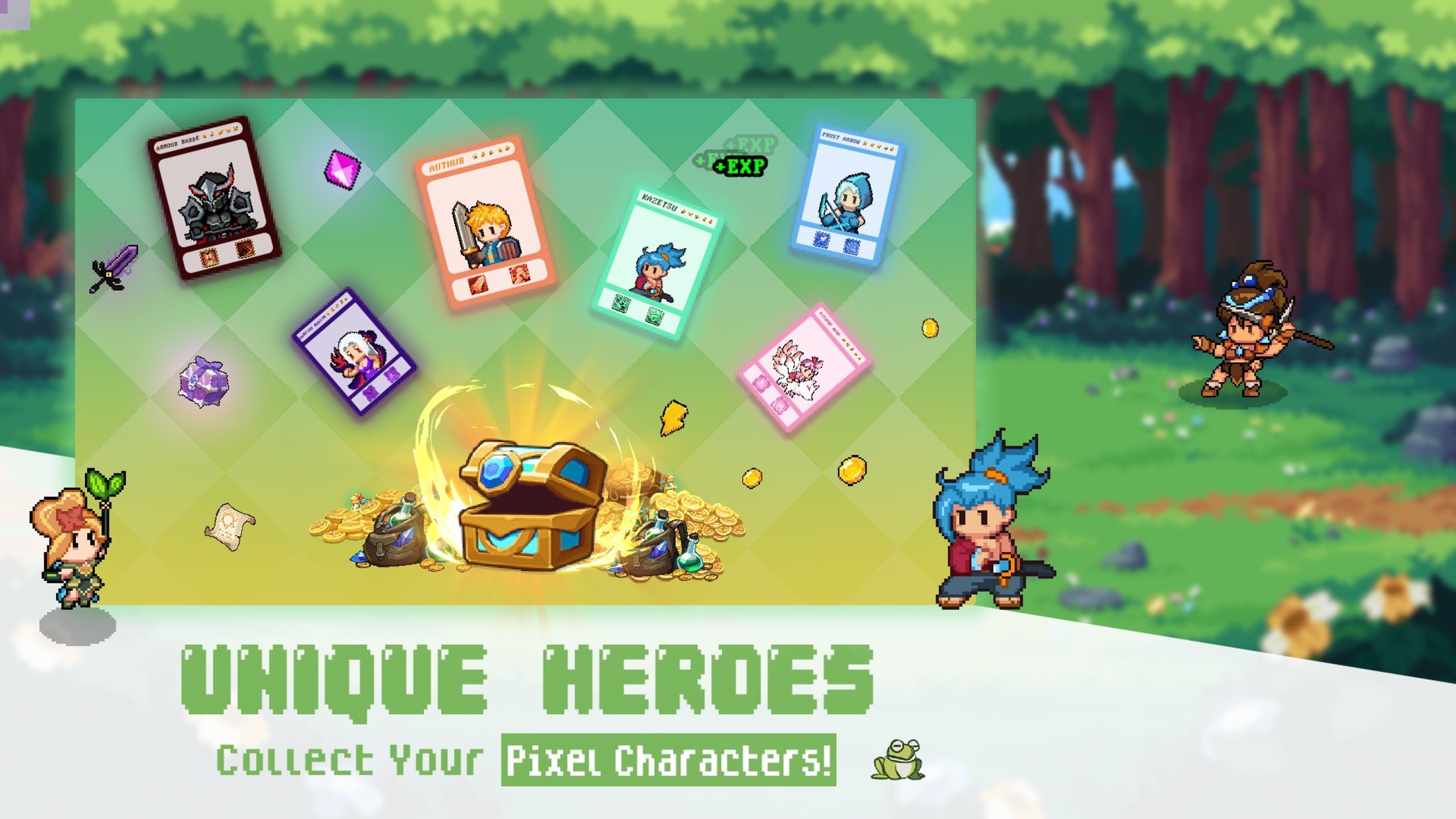 Pixel Squad: War of Legends Game Screenshot