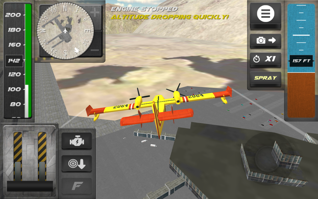 Airplane Firefighter Sim Game Screenshot