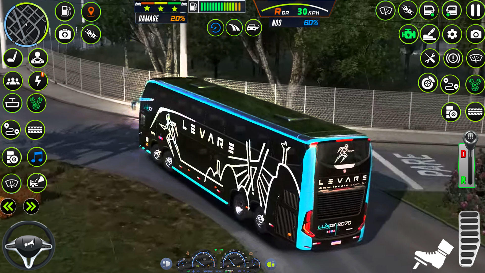 バス シミュレーター ゲーム 3D 2024のキャプチャ