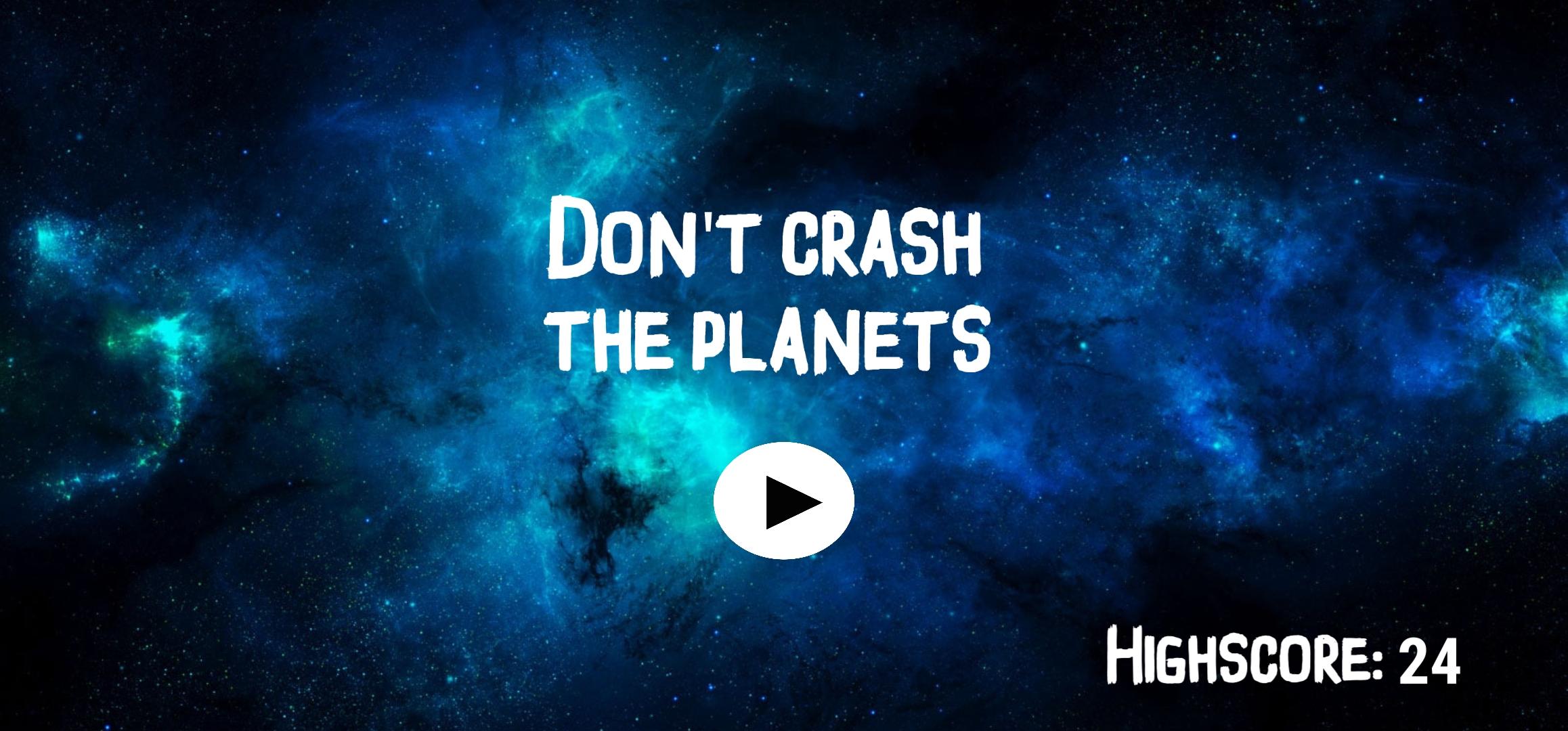 Don't Crash the Planets Game Screenshot