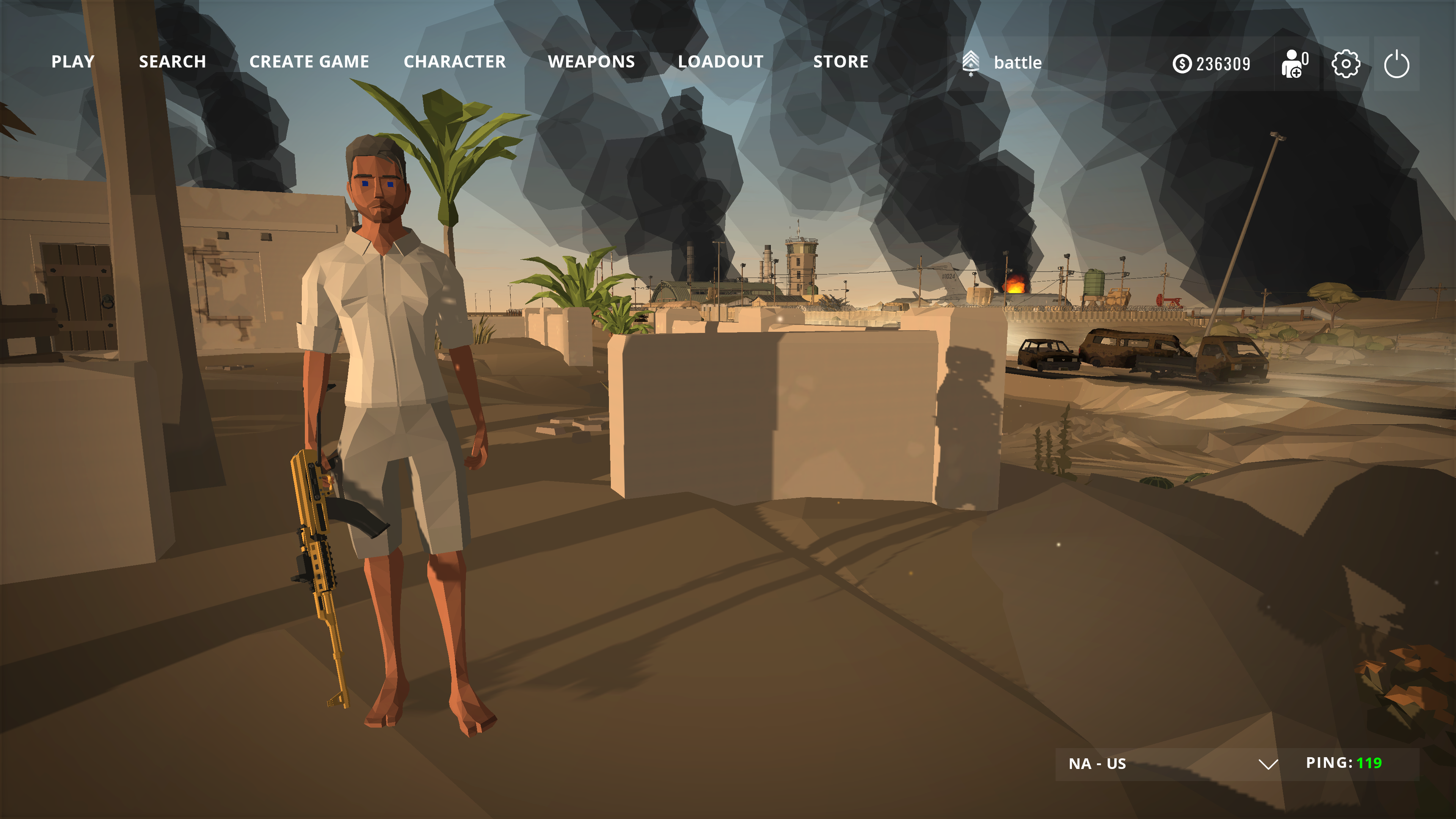 Screenshot 1 of Elit Pertempuran: Penembak FPS 5.40