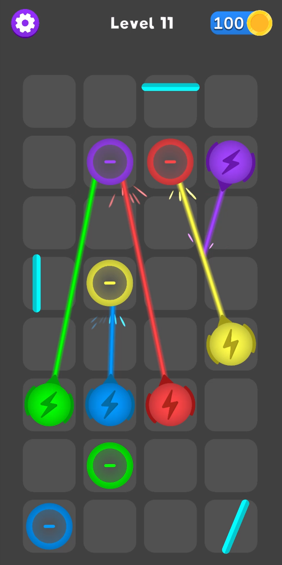 Lasers Puzzle screenshot game