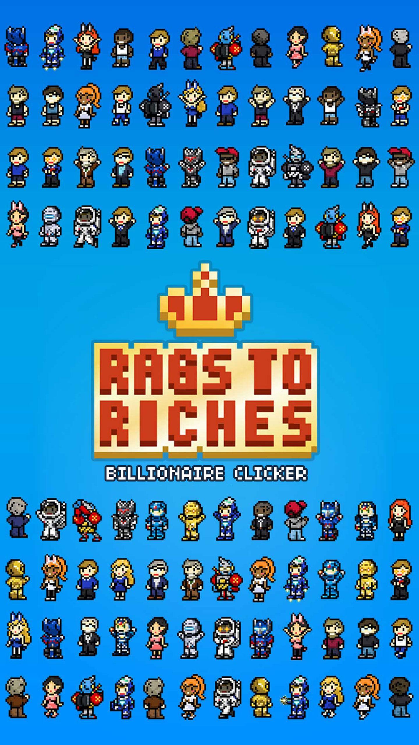 Screenshot of Rags to Riches : Billionaire Clicker