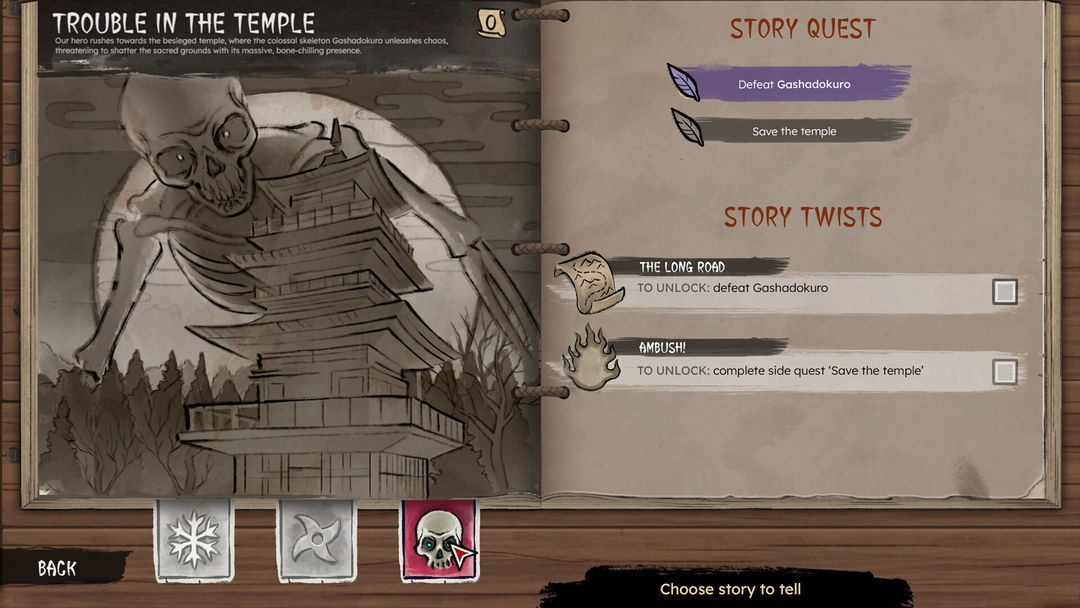 Screenshot of Talespinner