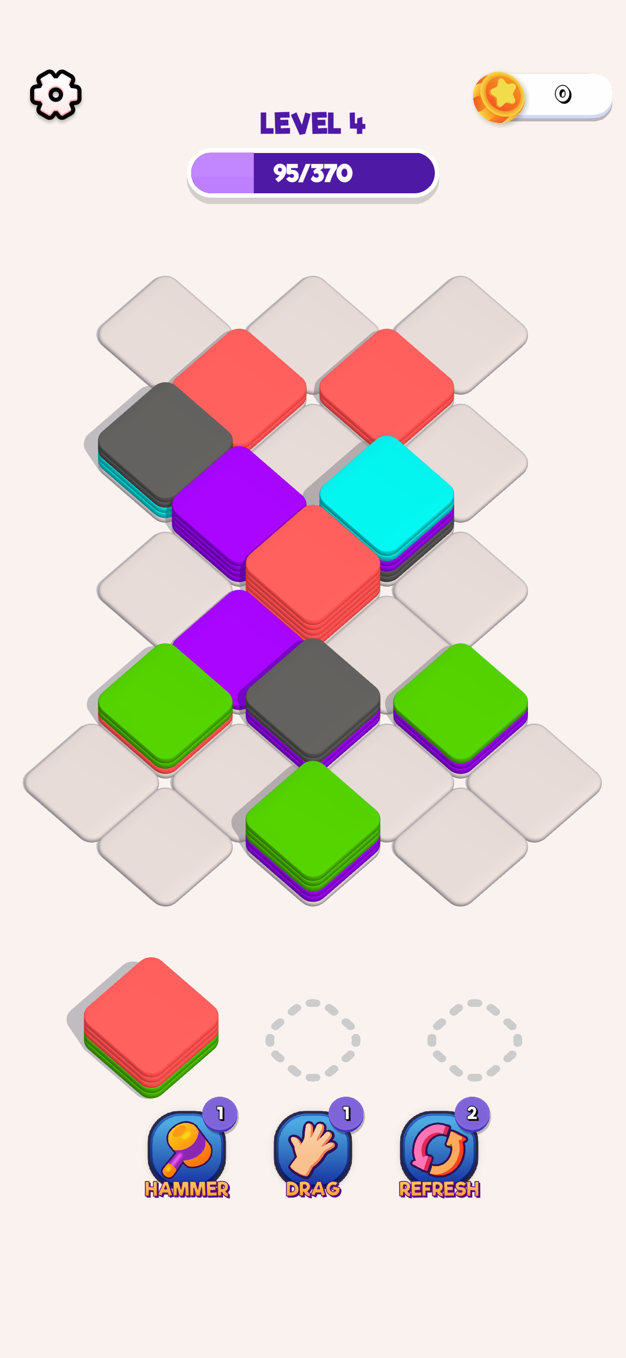 Block Sort 3D - ASMR Tile Sort Game Screenshot