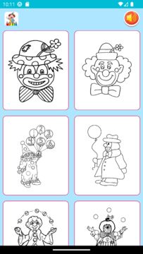 coloring funny clown Game Screenshot