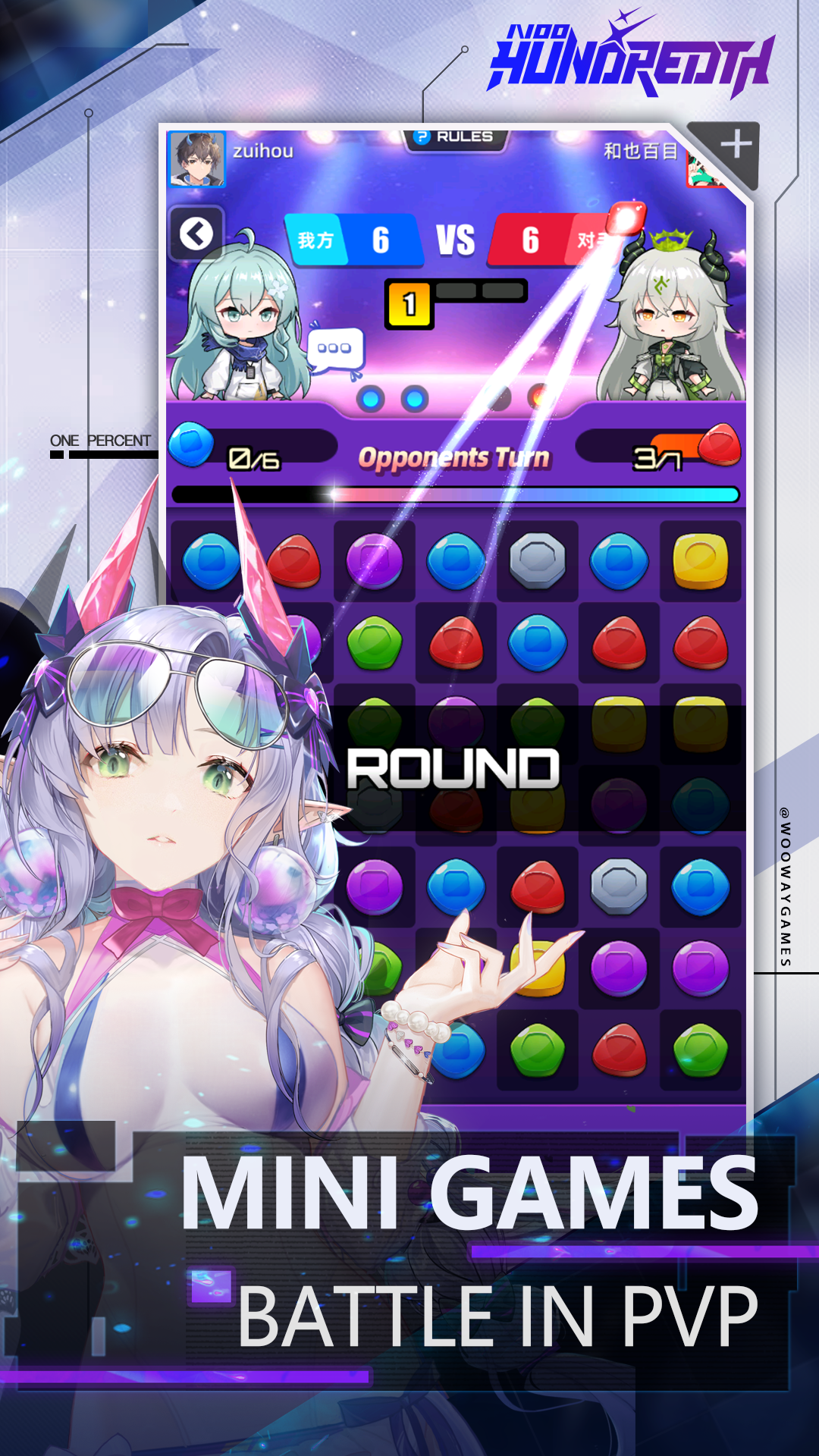 Hundredth: Match 3 RPG Game Screenshot