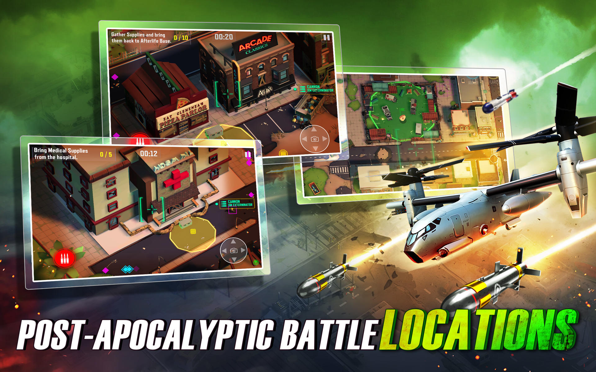 Captura de Tela do Jogo Drones 4: Zombie Strike