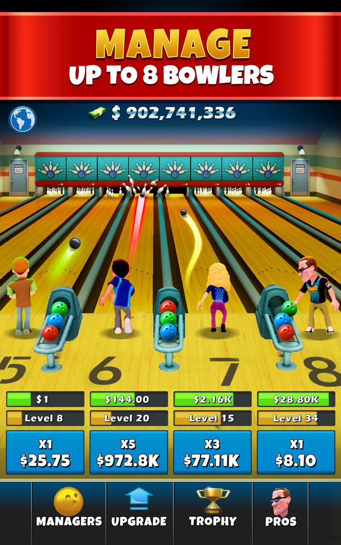 Idle Bowling Tycoon screenshot game