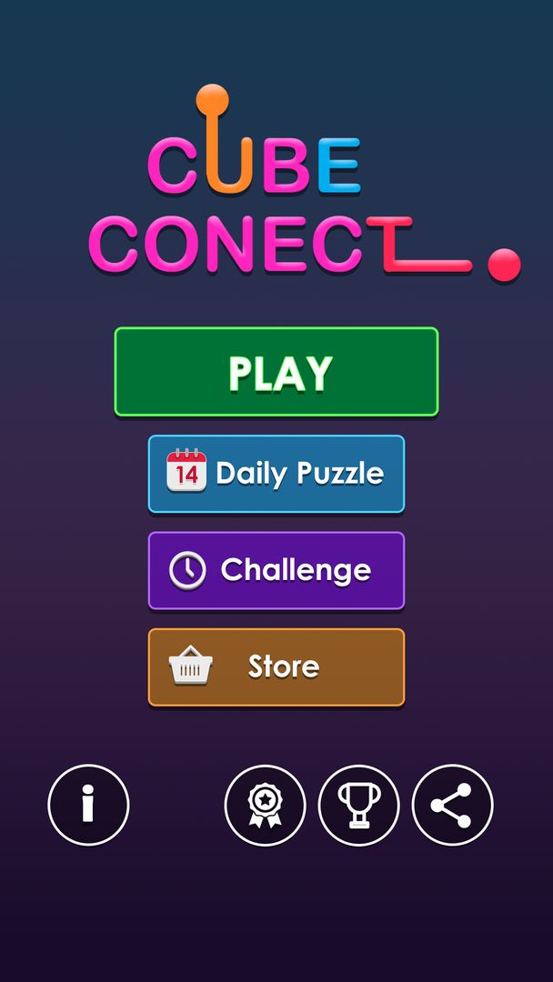 Cube connect screenshot game