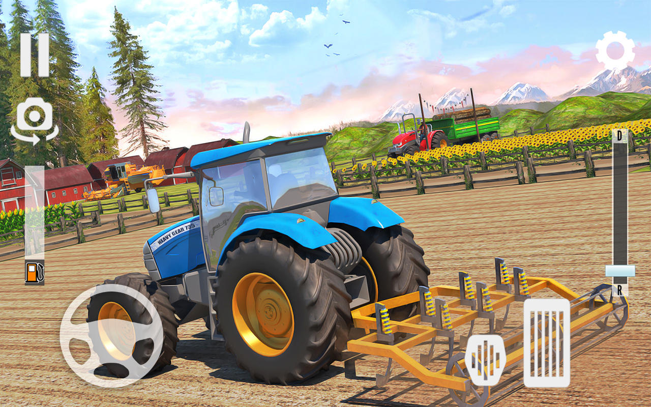 Скриншот игры Tractor Driving Game Simulator