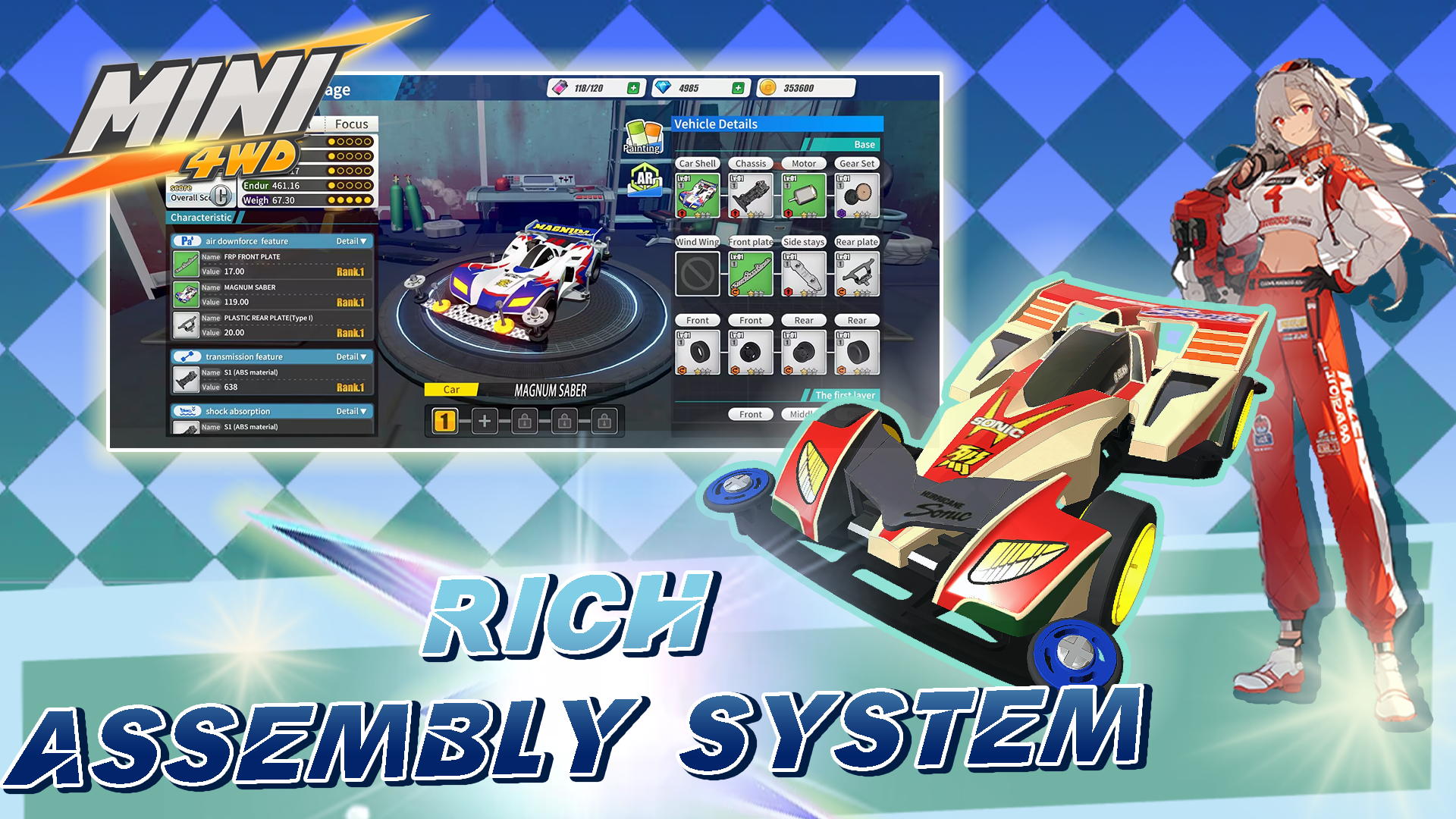 Mini 4WD Game Screenshot