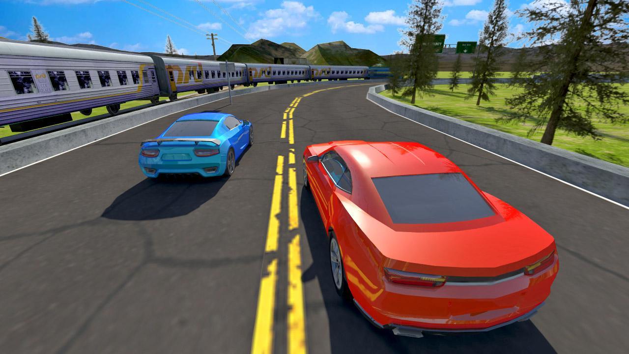 Trains vs. Cars Game Screenshot
