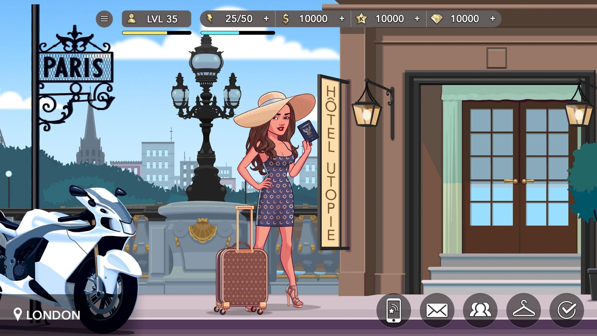 Captura de Pantalla del Juego Kim Kardashian: Hollywood