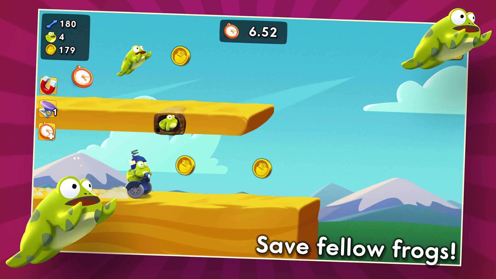 Ride with the Frog Game Screenshot