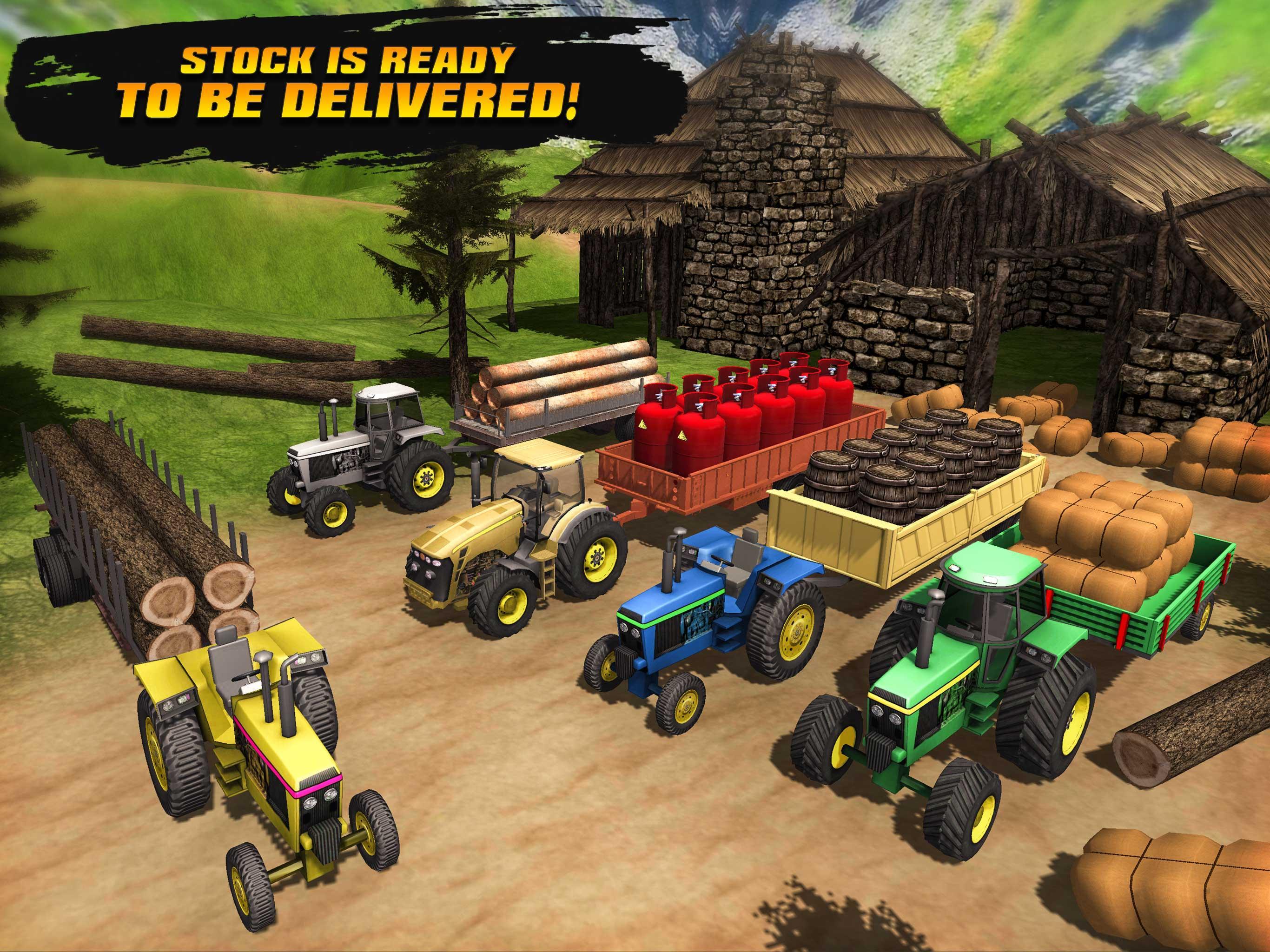 Cargo Tractor Hill Climb Offroad Simulator 3D Game Screenshot