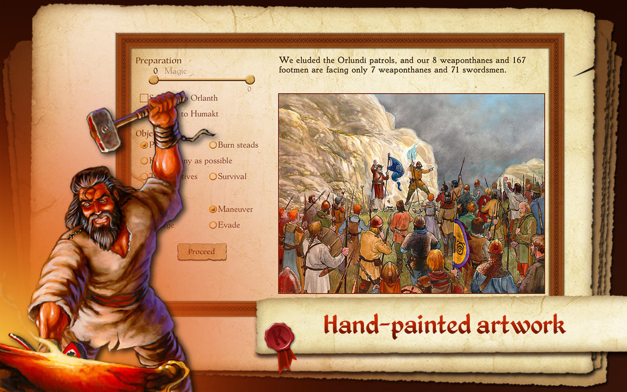 King of Dragon Pass: Text RPG Game Screenshot