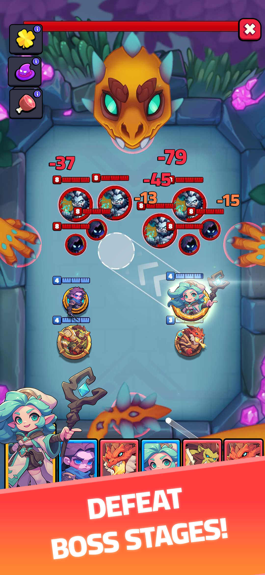 Dungeon Heroes: Roguelike RPG Game Screenshot