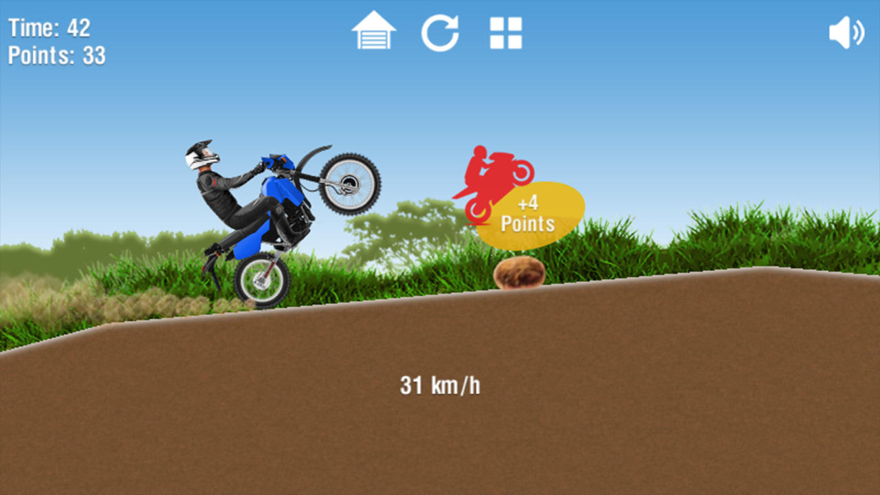 Moto Wheelie 2 Plus Game Screenshot