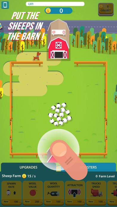 Wool Factory Idle screenshot game