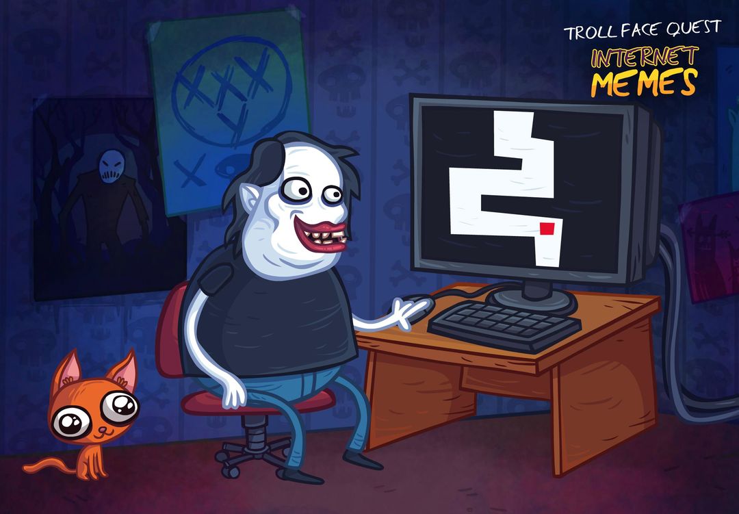 Troll Face Quest Internet Meme 게임 스크린 샷