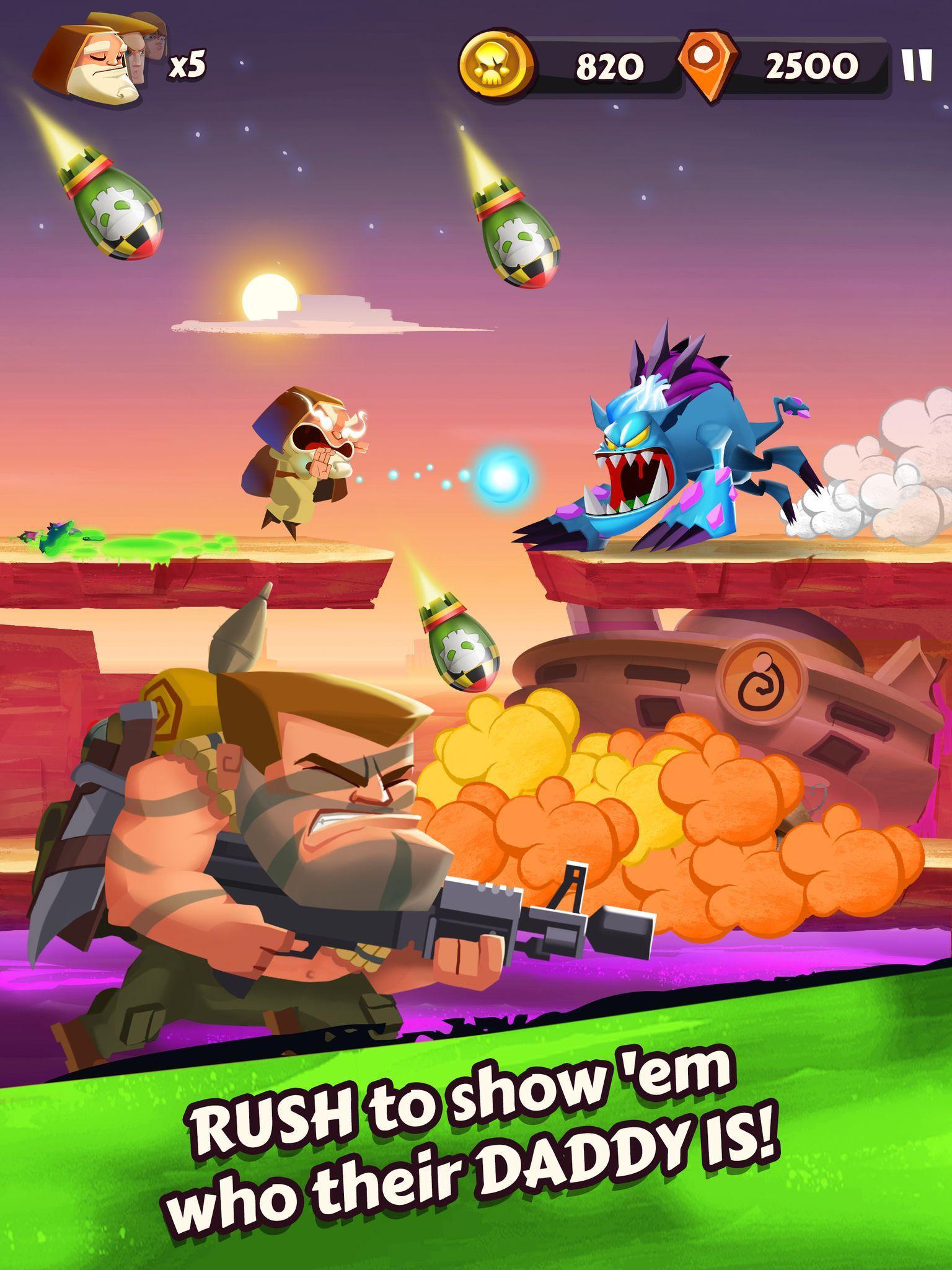 Band of Badasses: Run & Shoot Game Screenshot