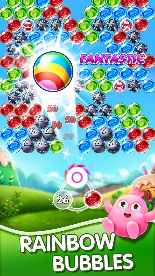 Screenshot of Sweet Bubble: Bubble Shooter L