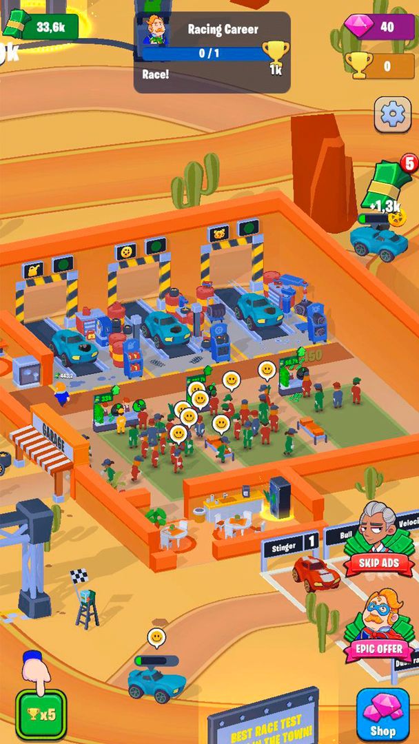 Garage Empire - Idle Tycoon screenshot game