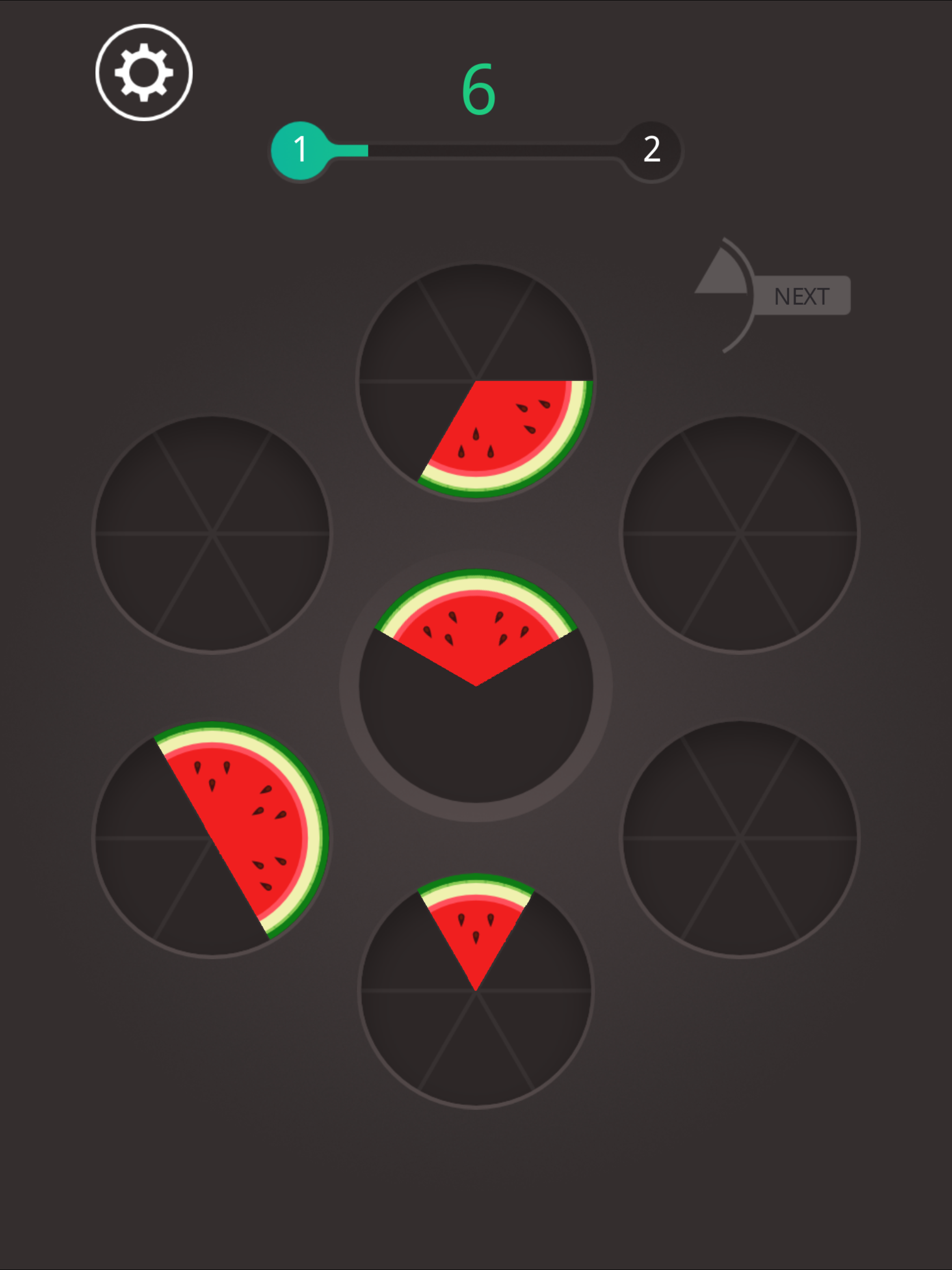 Cuplikan Layar Game Lucky Pie - Plate food with tasty slices