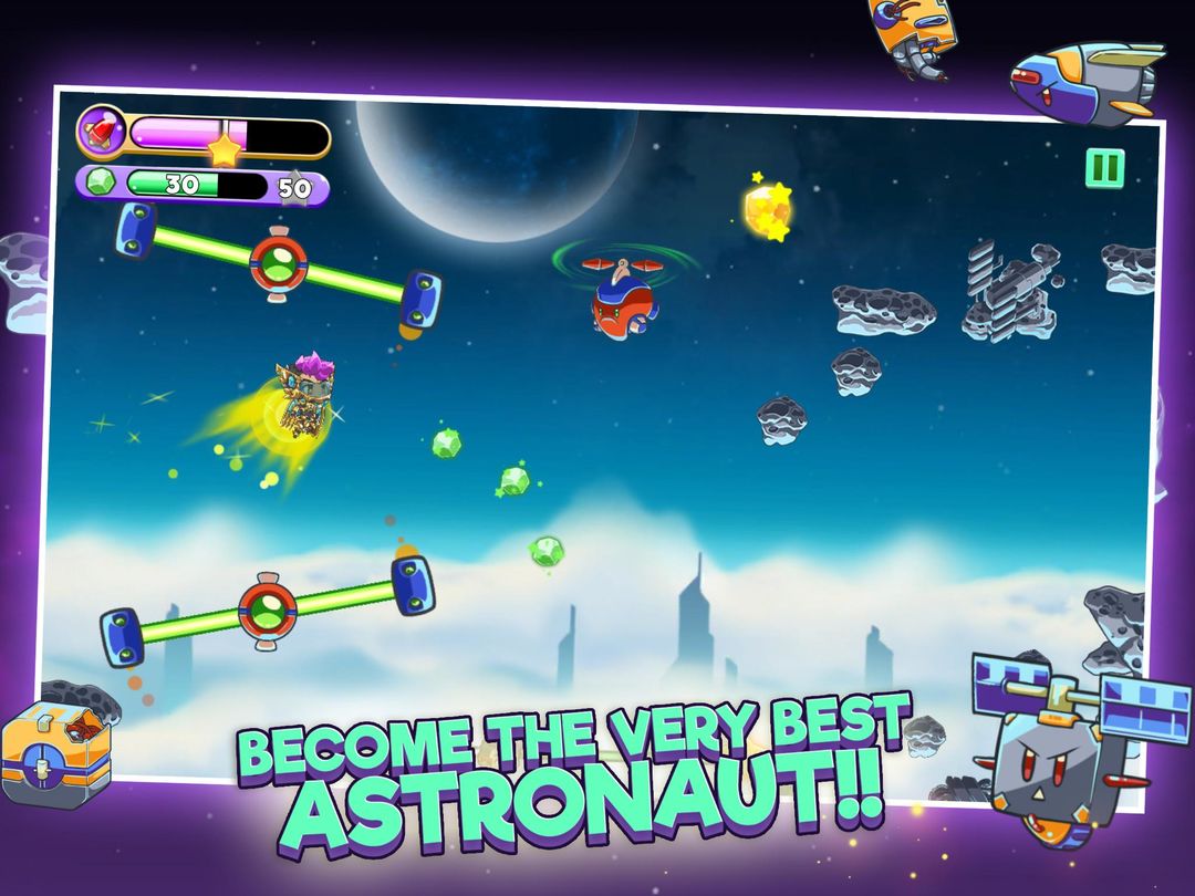 Rapstronaut : Space Journey 게임 스크린 샷