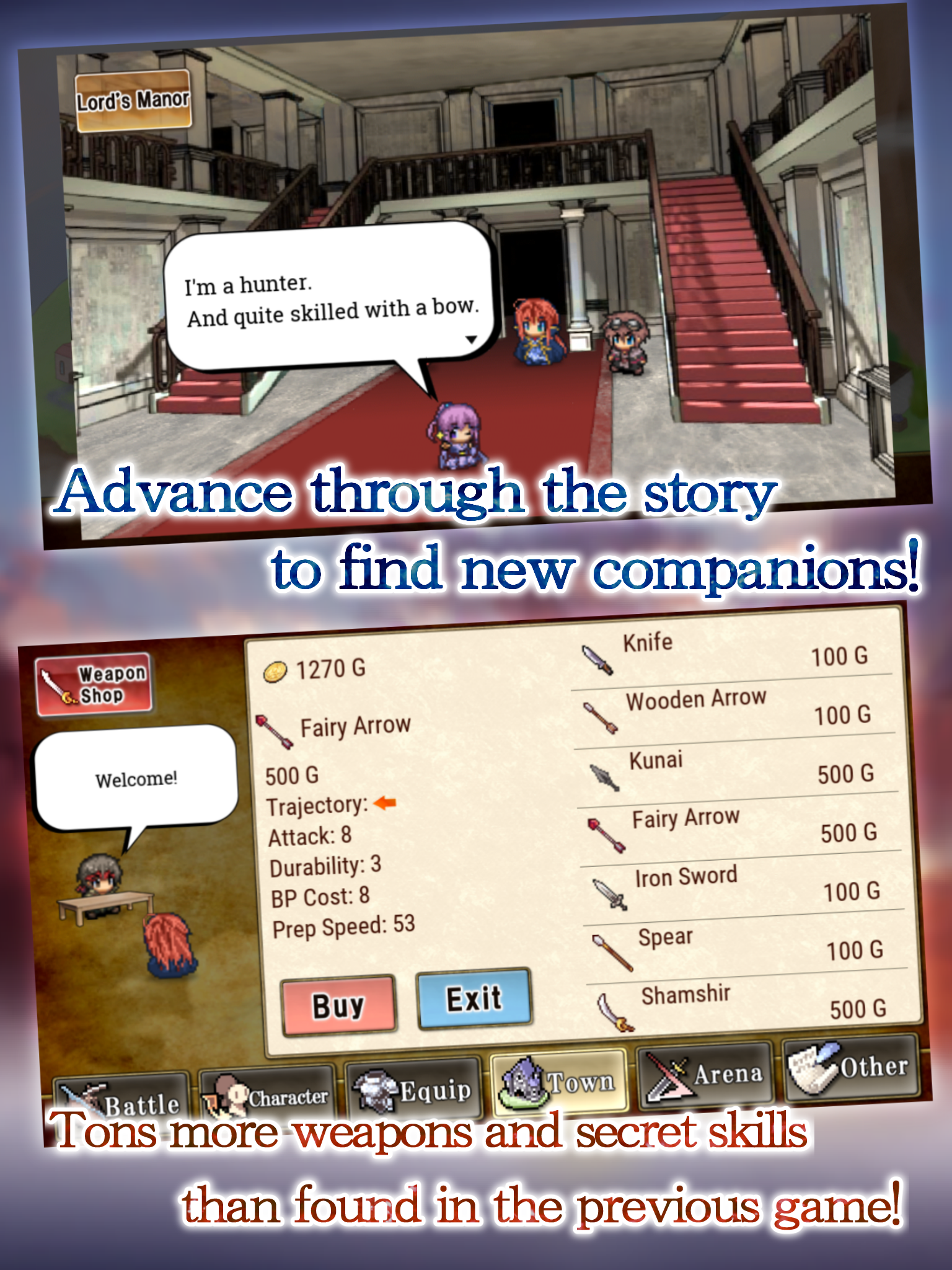 Weapon Throwing RPG 2 ภาพหน้าจอเกม