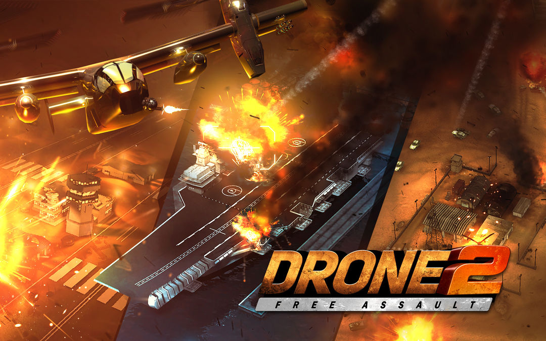 Drone 2 Free Assault ภาพหน้าจอเกม